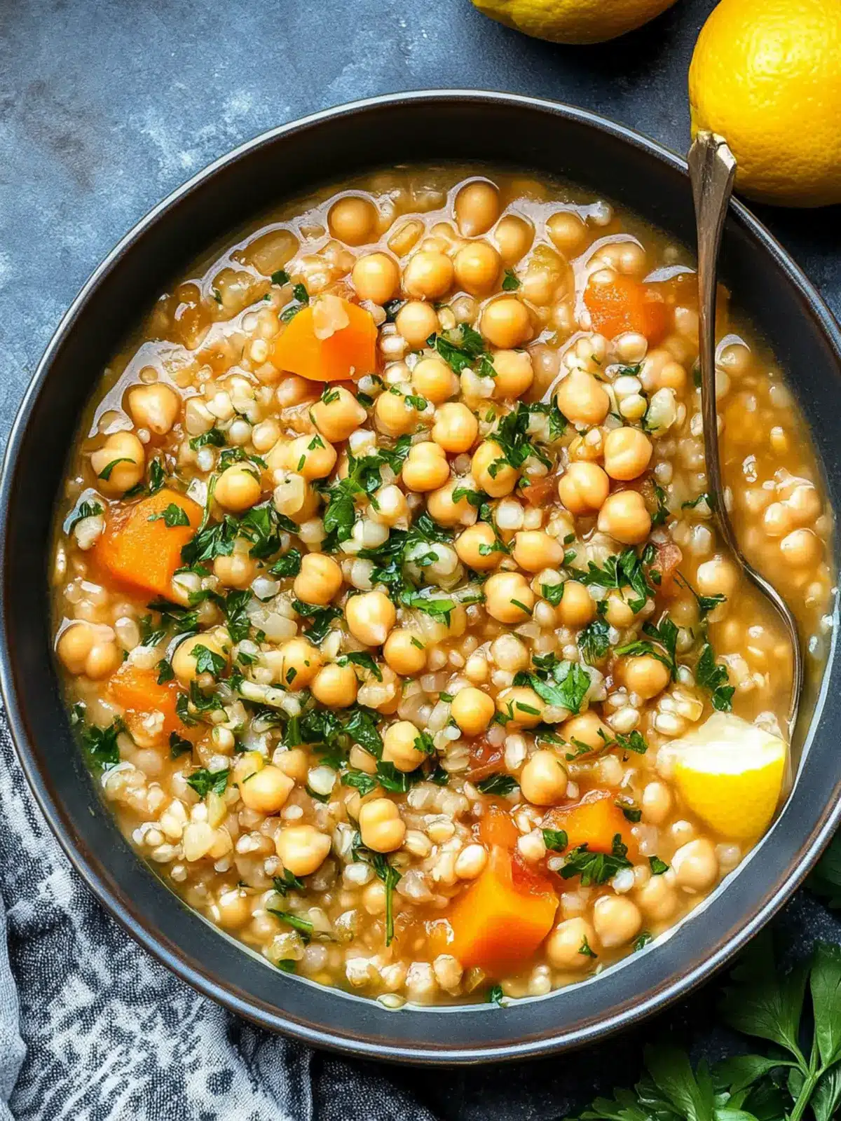 Hearty Chickpea and Pearl Barley Stew for Cozy Nights 3 Chickpea and Pearl Barley Stew