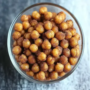 Crispy Cinnamon Roasted Chickpeas for a Guilt-Free Snack 9 Cinnamon Roasted Chickpeas