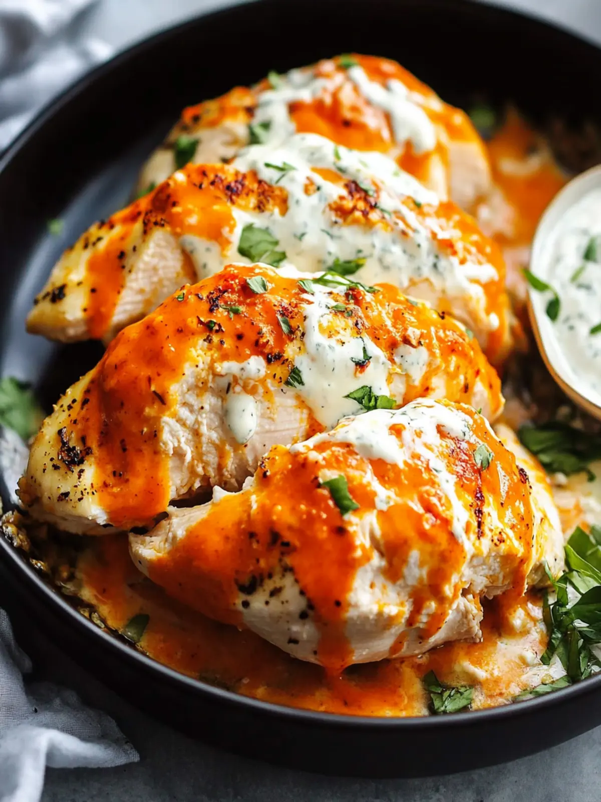 Fiery Buffalo Ranch Stuffed Chicken for Ultimate Comfort Food 3 Buffalo Ranch Stuffed Chicken