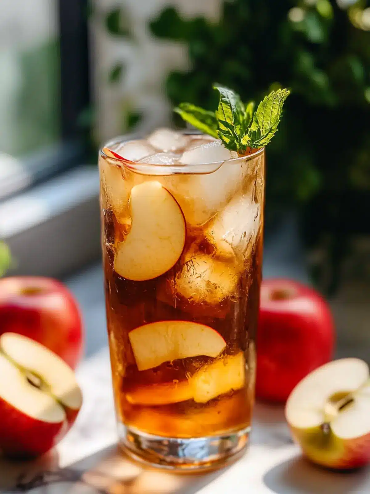 Refresh with Homemade Apple Iced Tea for a Perfect Sip 2 Apple Iced Tea