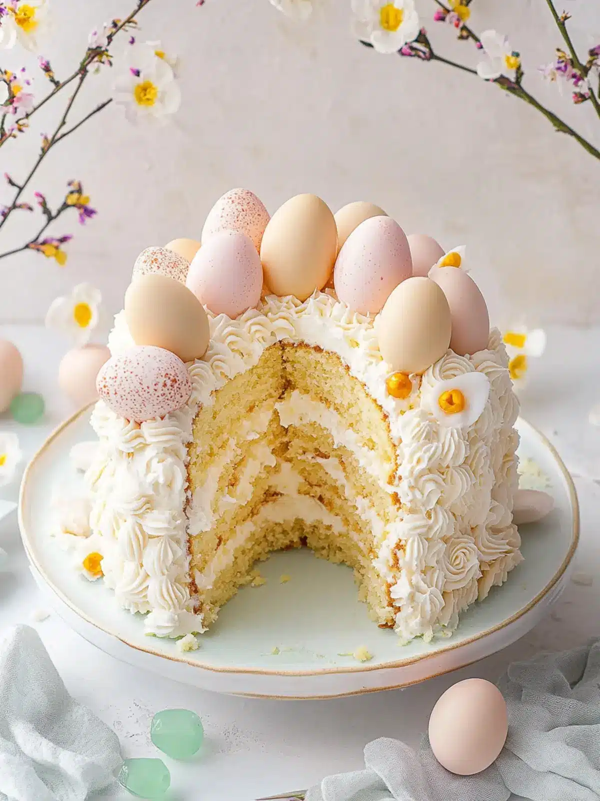 Surprise Egg Cake: A Festive Treat That Delights All! 2 Surprise Egg Cake