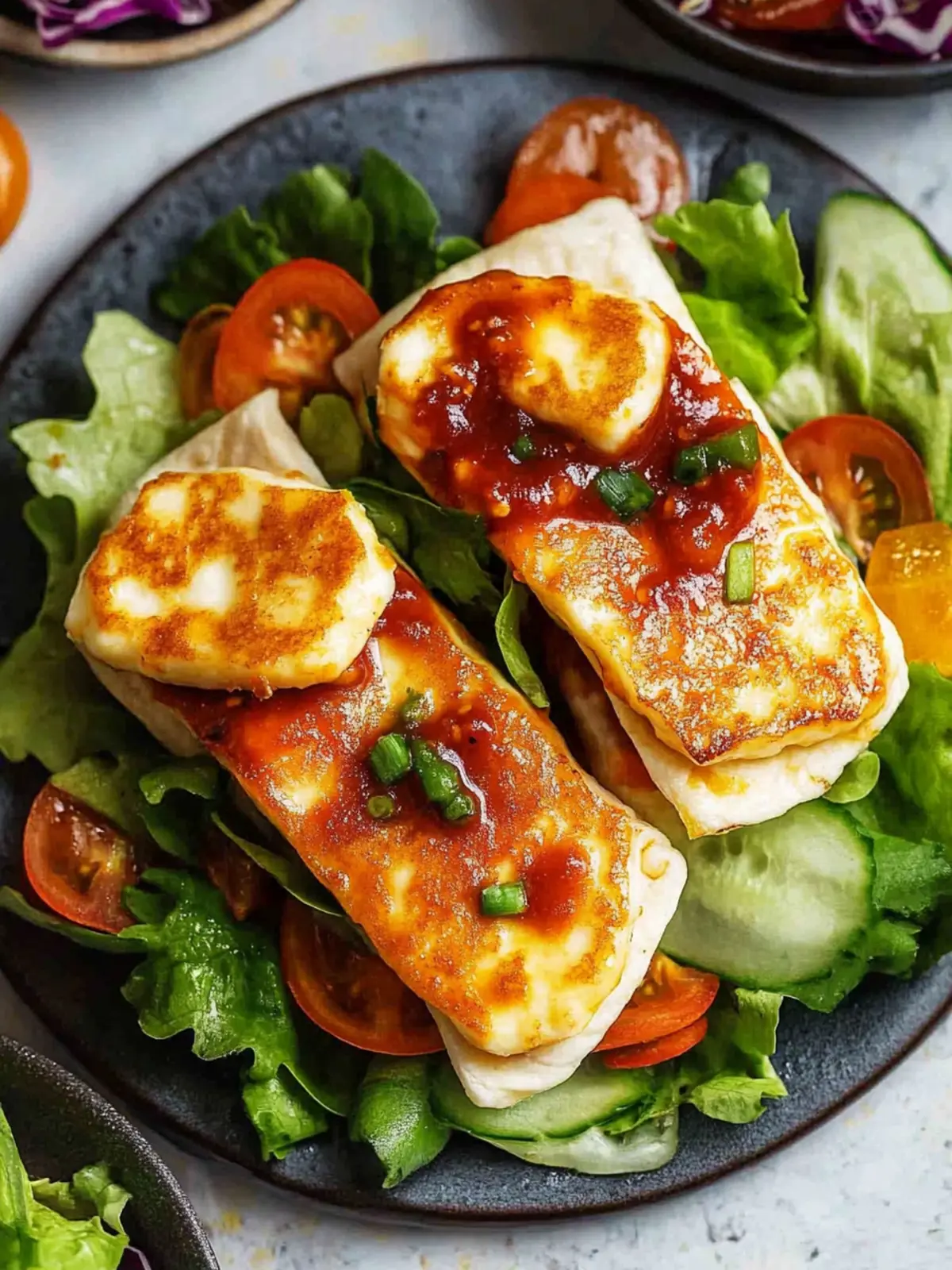 Irresistible Sweet Chili Halloumi Wraps You’ll Devour Today 3 Sweet Chili Halloumi Wraps