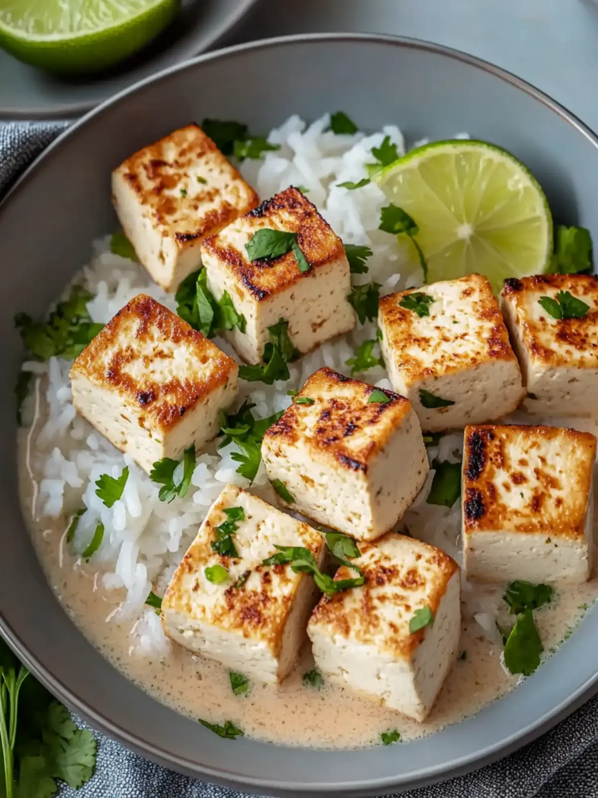 Delicious Coconut Lime Tofu: A Creamy Vegan Delight 2 Coconut Lime Tofu