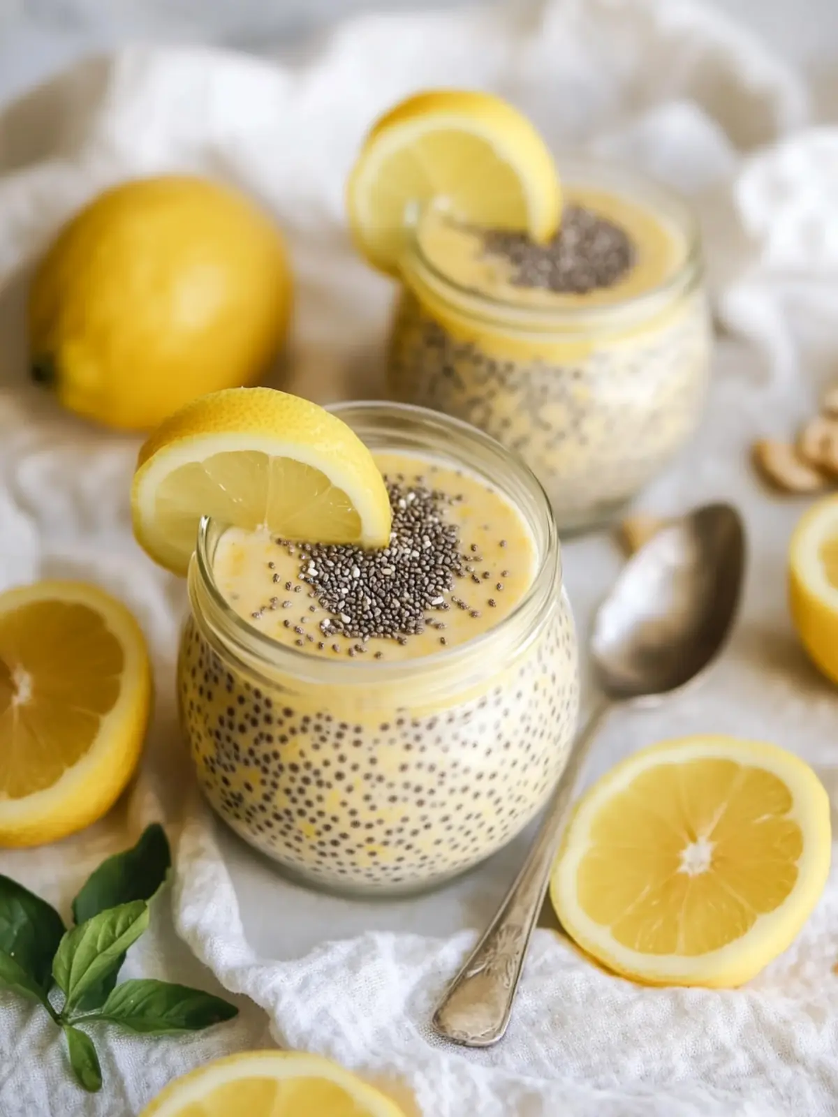 Lemon Cream Chia Pudding Recipe with Oat Milk Delight 2 Lemon Cream Chia Pudding Recipe with Oat Milk