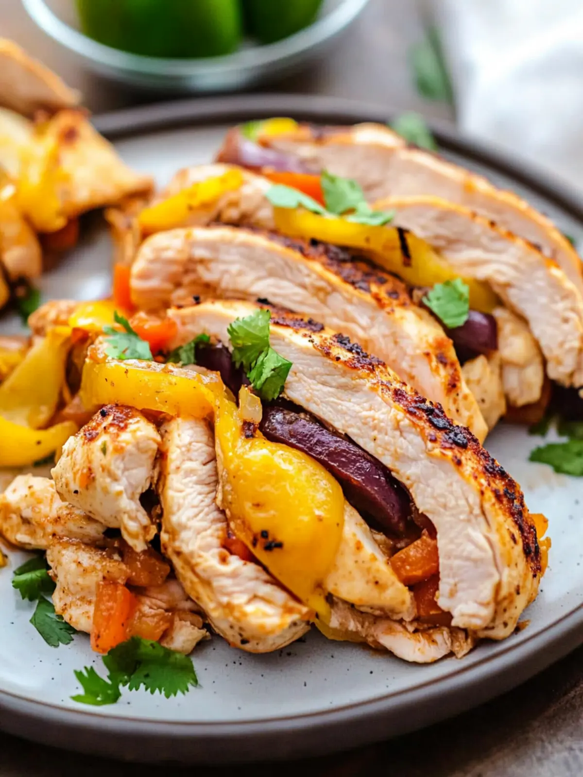 Delicious Stuffed Fajita Chicken for a Flavorful Family Dinner 2 Stuffed Fajita Chicken