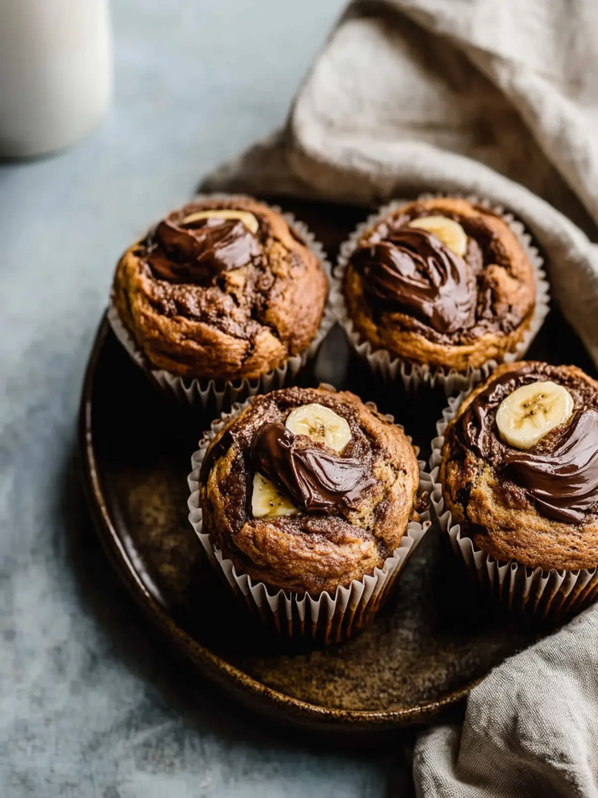 Irresistible Banana Nutella Muffins for Your Sweet Cravings 3 Banana Nutella Muffins