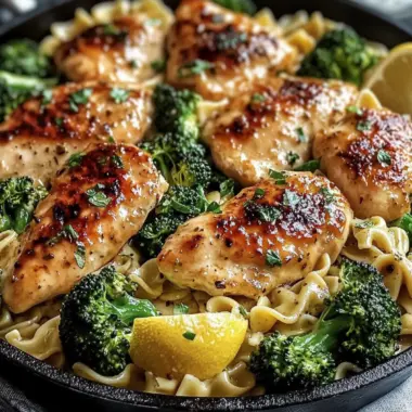 Delicious Cowboy Butter Lemon Bowtie Chicken with Broccoli 10 Cowboy Butter Lemon Bowtie Chicken with Broccol