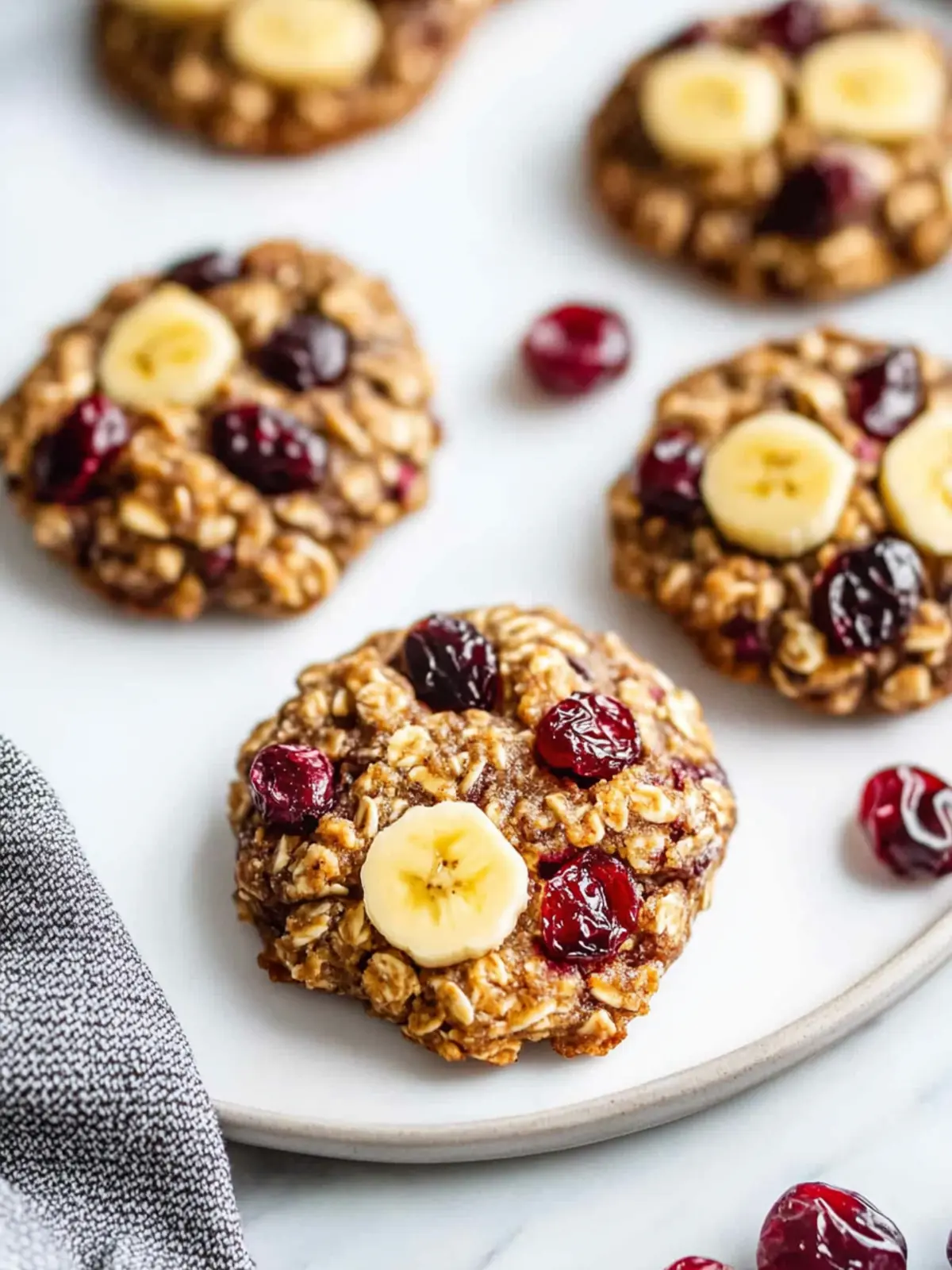 Delicious Banana Cranberry Breakfast Cookies You’ll Crave 5 Banana Cranberry Breakfast Cookies