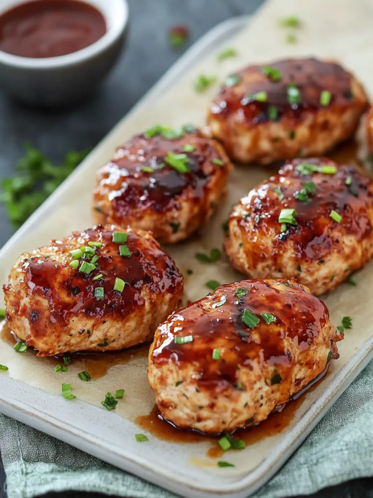 Savory Mini Glazed Chicken Meatloaves Everyone Will Love 4 Mini Glazed Chicken Meatloaves