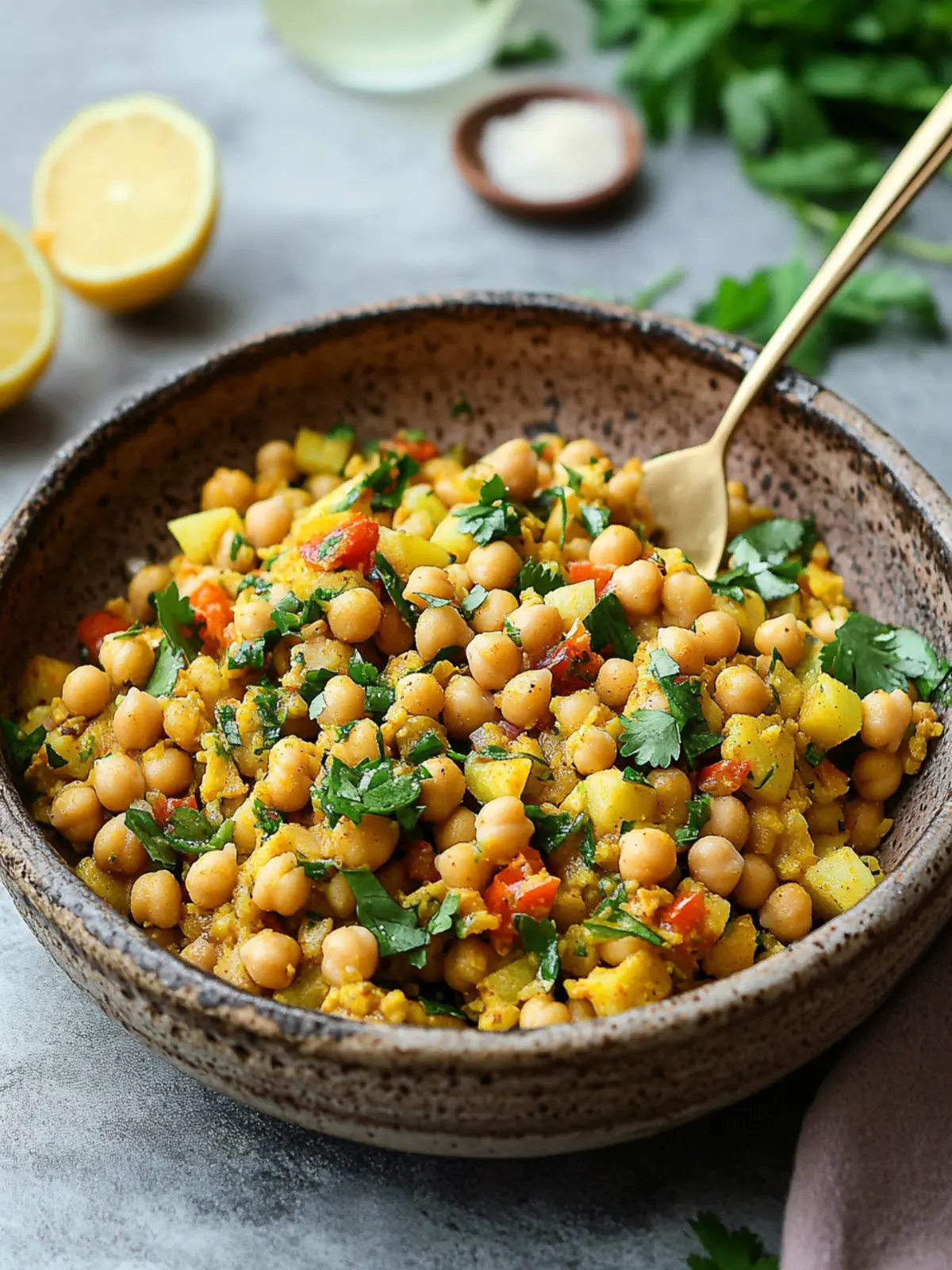 Zesty Curried Chickpea Salad to Brighten Your Day 4 Curried Chickpea Salad