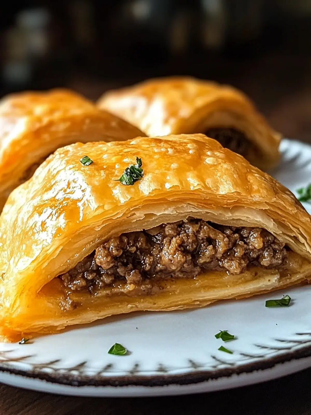 Crispy Fried Thin Dough with Ground Beef Filling Bliss 5 Crispy Fried Thin Dough with Ground Beef Filling