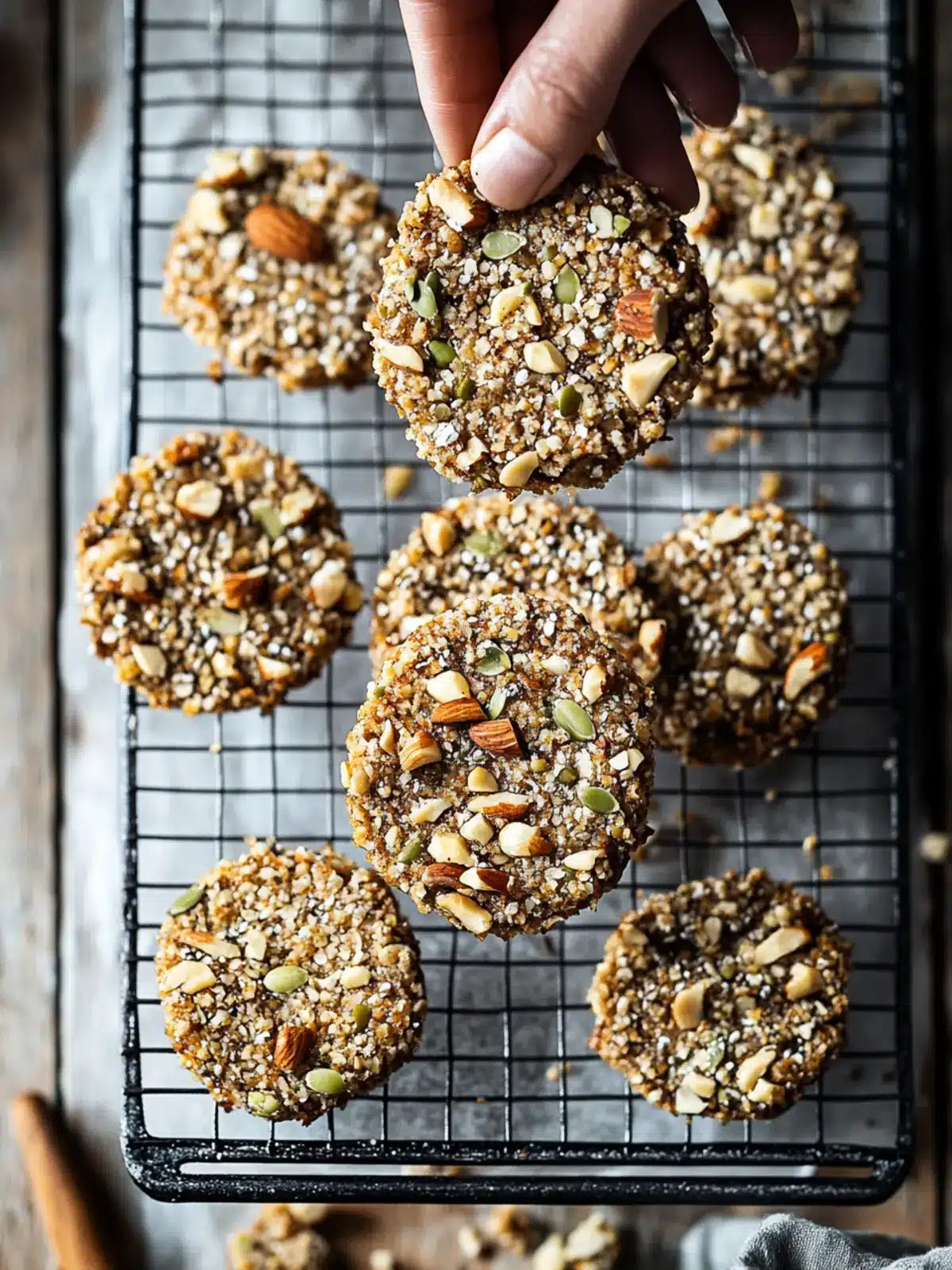 Delicious Crunchy Nut & Seed Rounds for Guilt-Free Snacking 2 Crunchy Nut & Seed Rounds