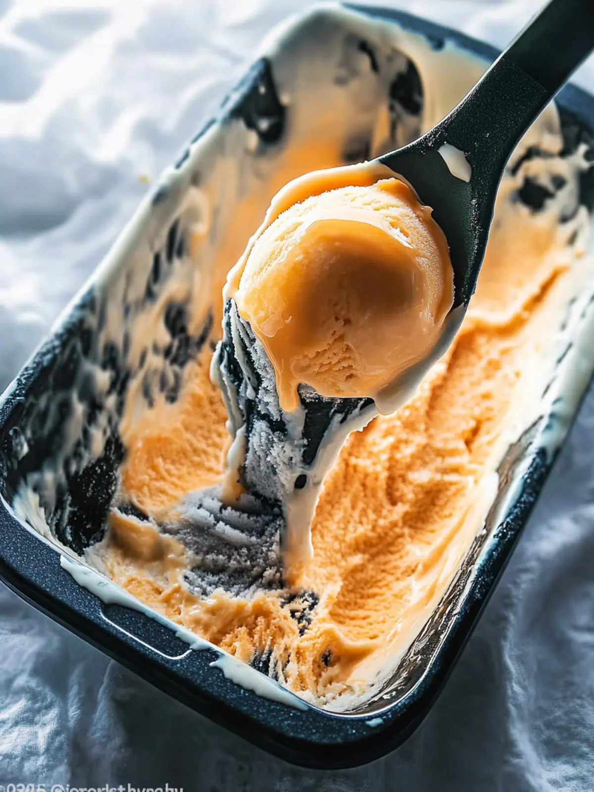 Delightful Homemade Tiger Tail Ice Cream in Minutes! 5 Tiger Tail Ice Cream