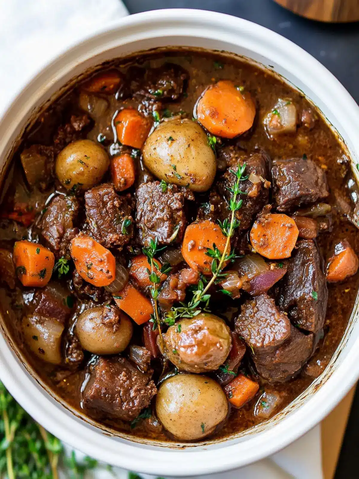 Ultimate Slow Cooker Beef Bourguignon for Cozy Days 3 Slow Cooker Beef Bourguignon
