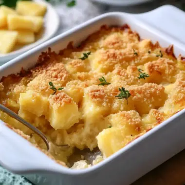 Tasty Pineapple and Cheese Casserole for Cozy Family Nights 9 Pineapple and Cheese Casserole