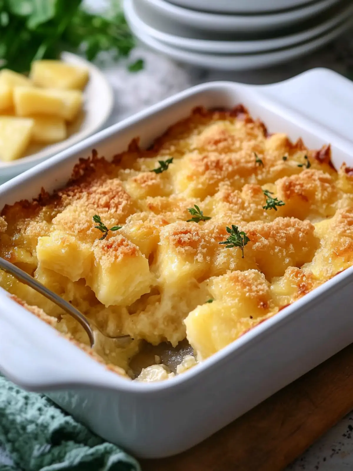 Tasty Pineapple and Cheese Casserole for Cozy Family Nights 5 Pineapple and Cheese Casserole