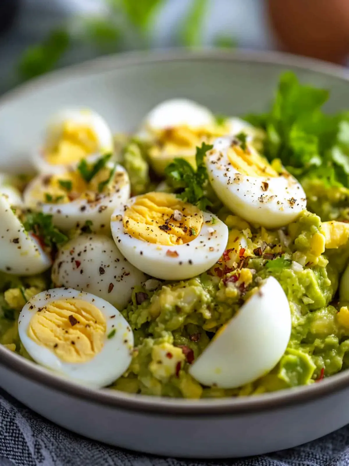 Creamy Avocado Egg Salad for Your Next Quick Lunch Delight 3 Avocado Egg Salad