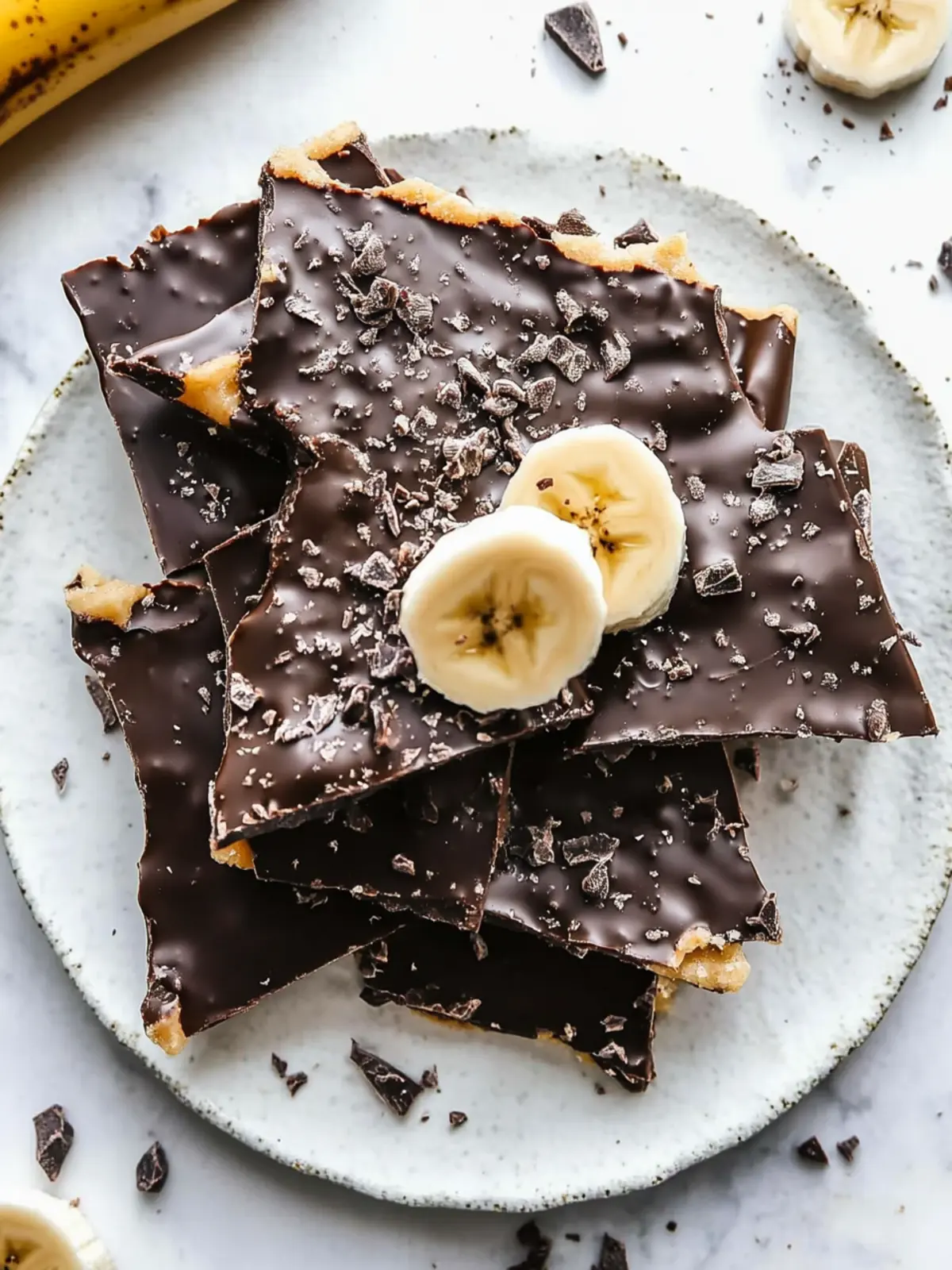 Deliciously Easy Chocolate Banana Bark You’ll Crave 3 Chocolate Banana Bark