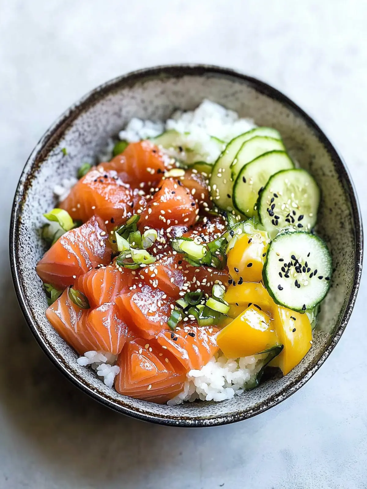 Miso Soy Salmon Sashimi Bowl: Fresh Flavor in 15 Minutes! 2 Miso Soy Salmon Sashimi Bowl