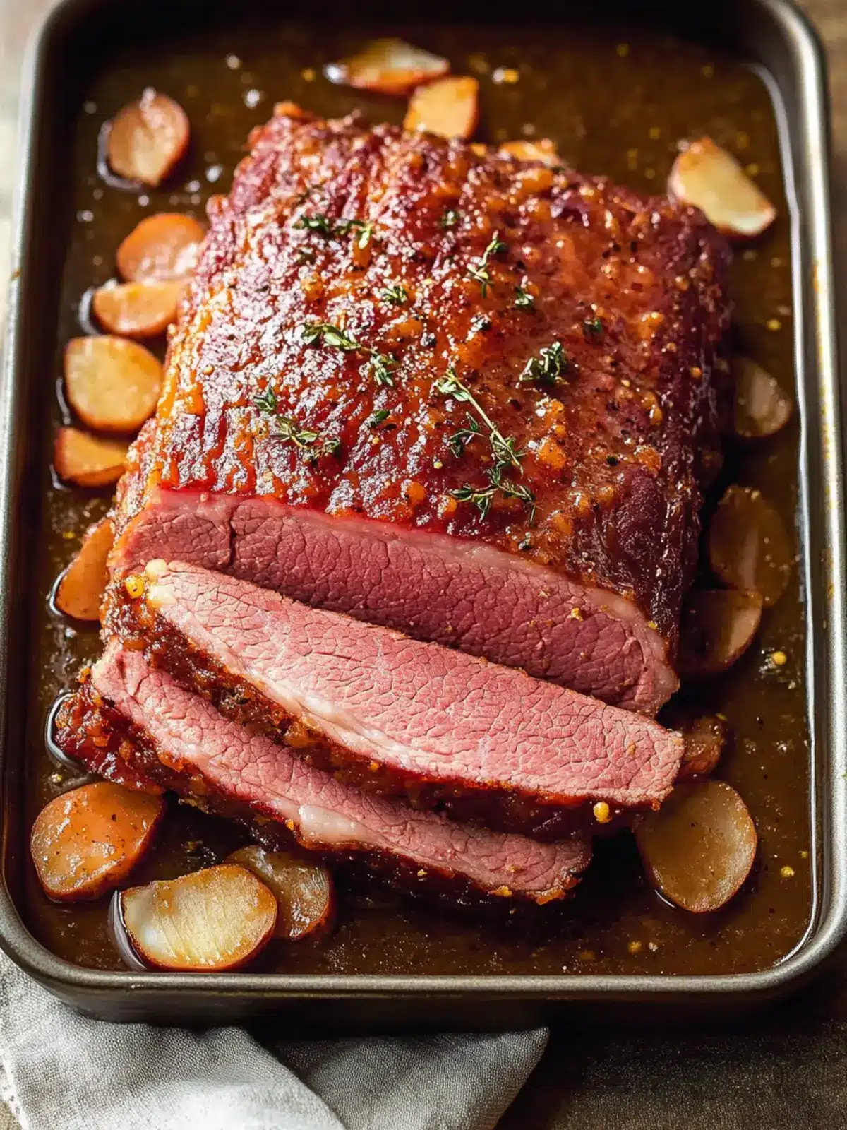 Delicious Honey Mustard Glazed Corned Beef for a Cozy Dinner 4 Honey Mustard Glazed Corned Beef