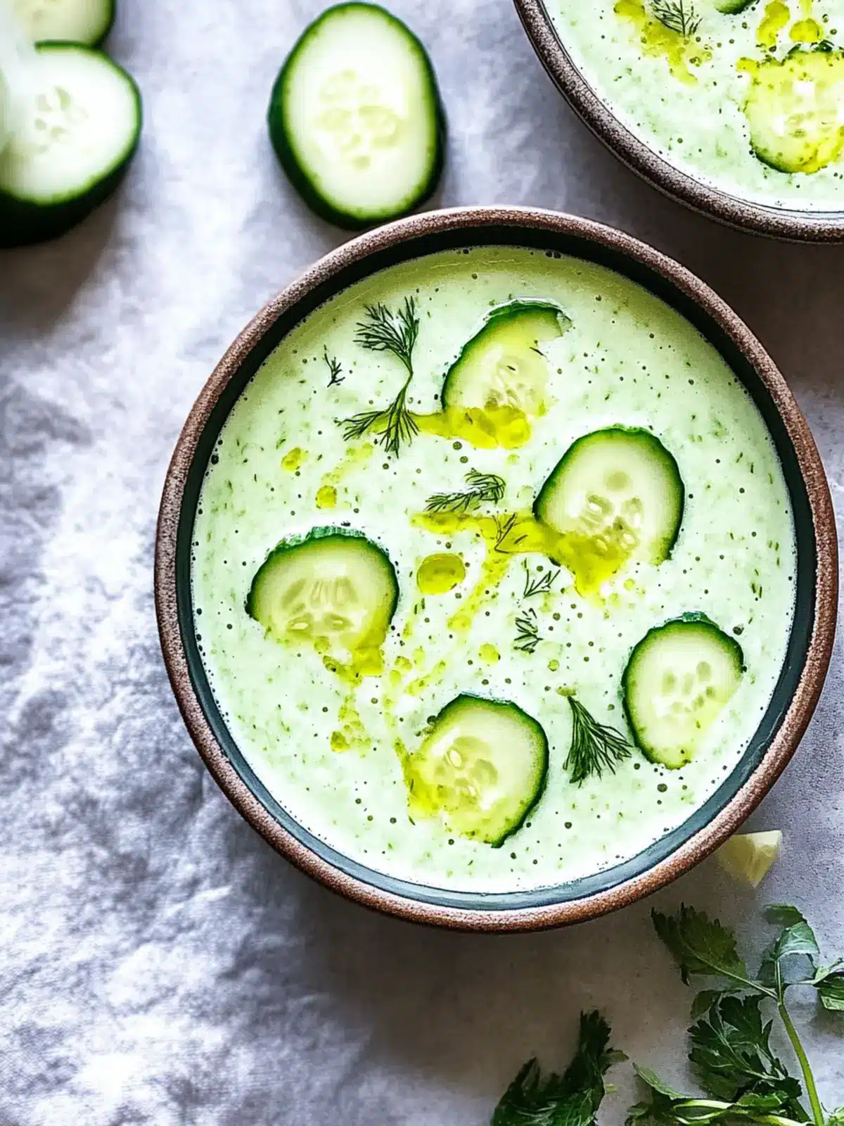 Cool and Creamy Cucumber Gazpacho for Hot Summer Days 2 Cucumber Gazpacho