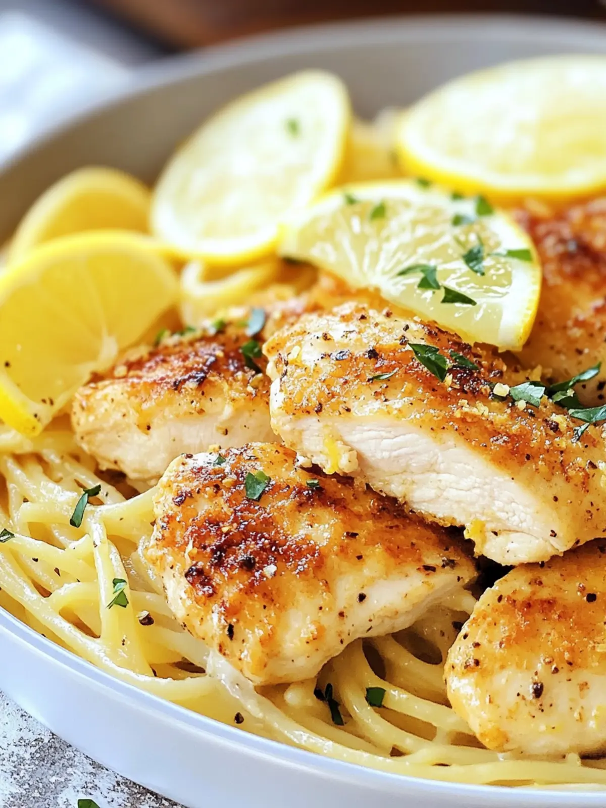 Savor Romano Chicken with Lemon Garlic Pasta Tonight 2 Romano Chicken with Lemon Garlic Pasta