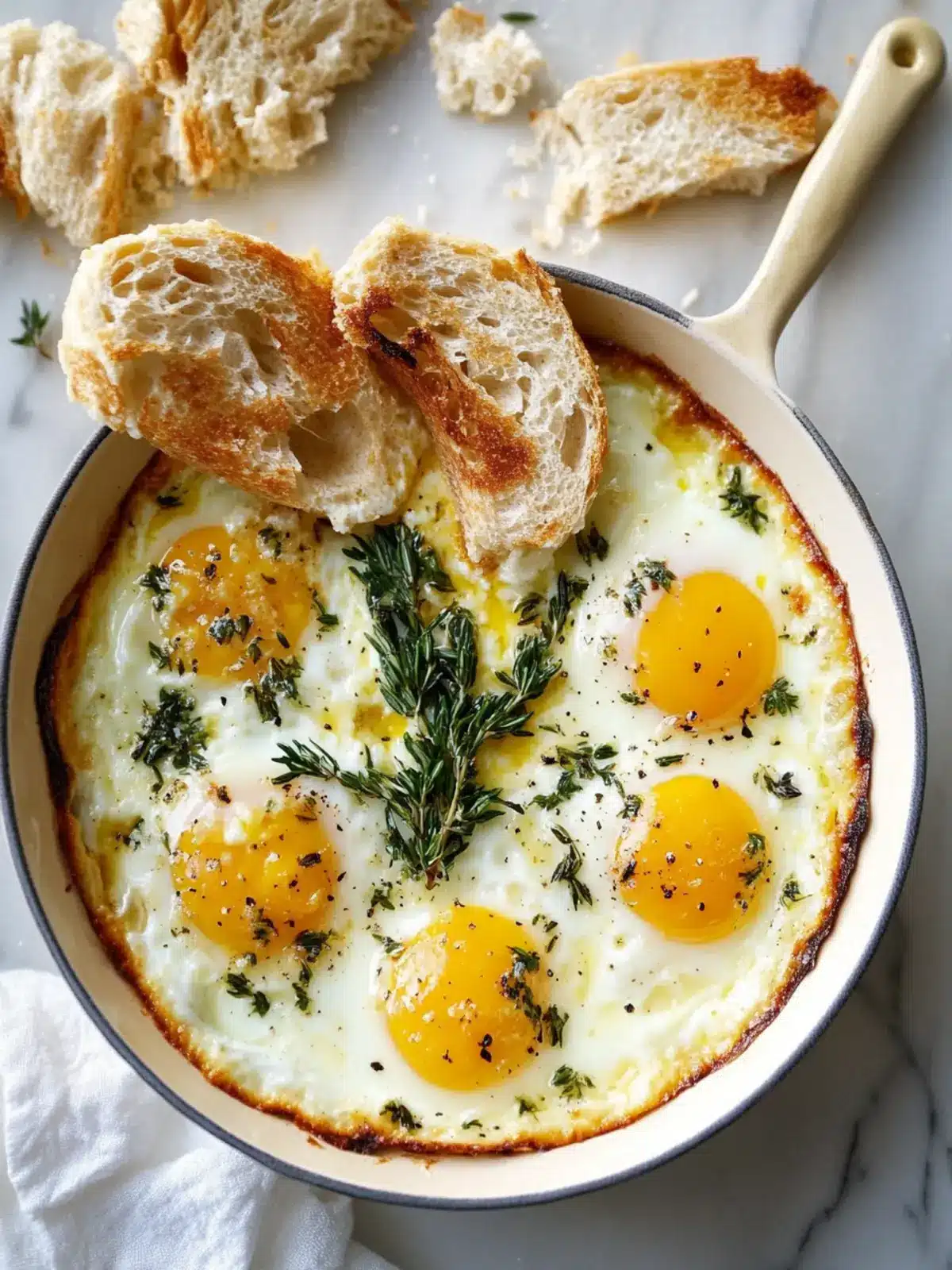 Savory Herbed Baked Eggs for a Cozy Breakfast Delight 5 Herbed Baked Eggs