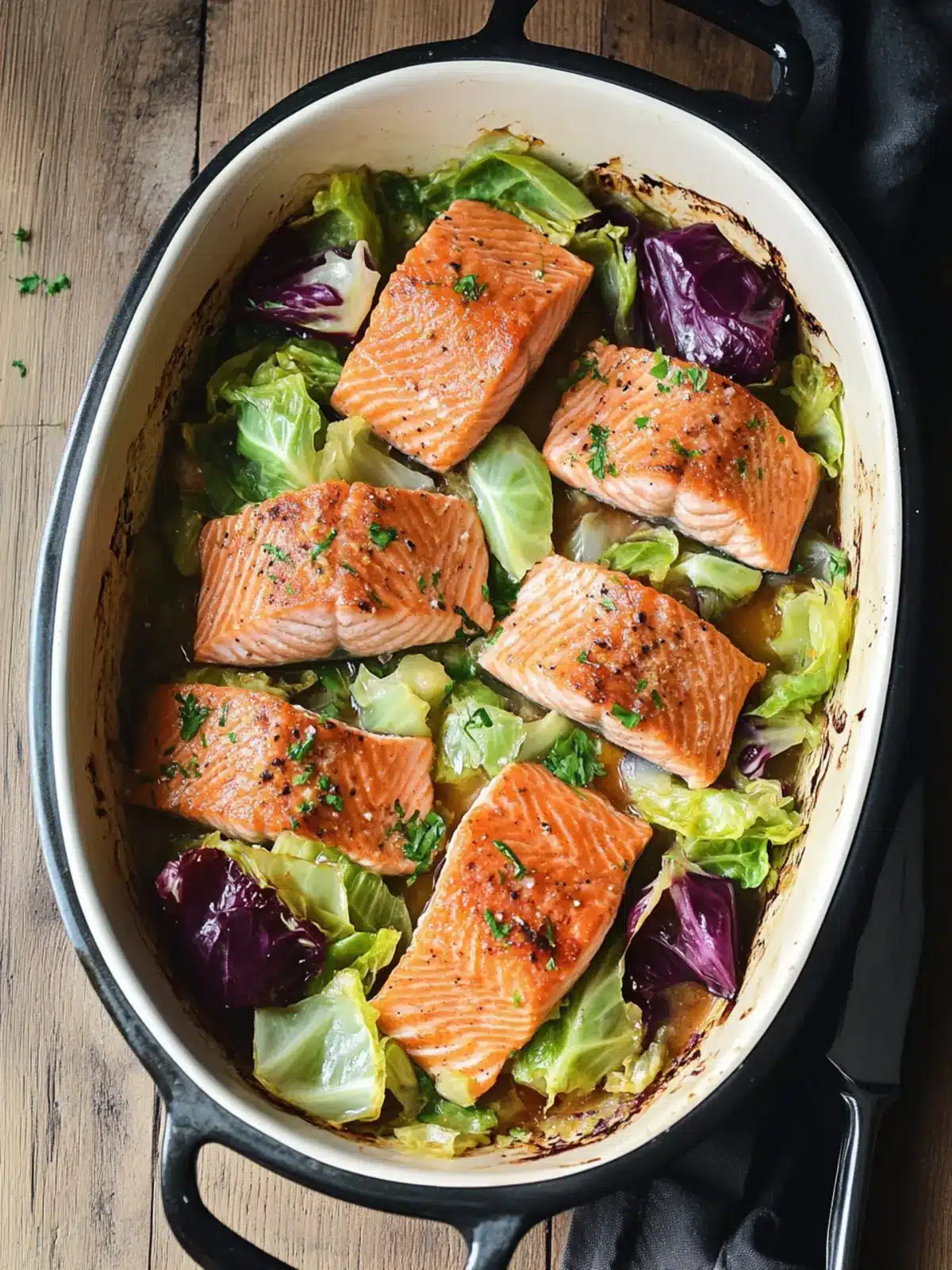Savory Salmon and Cabbage Bake for a Cozy Dinner Night 3 Salmon and Cabbage Bake