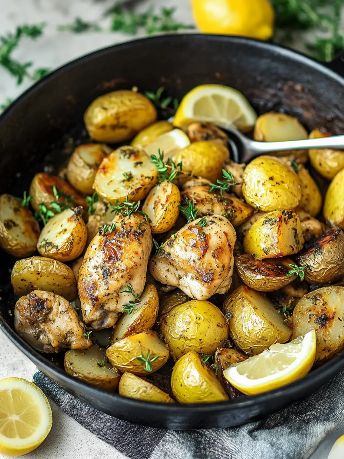 Oregano Lemon Chicken and Potatoes: A Zesty Family Delight 4 Oregano Lemon Chicken and Potatoes