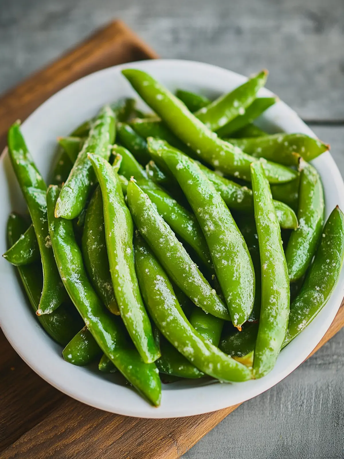 Savory Roasted Sugar Snap Peas: Quick & Healthy Crunch! 2 Roasted Sugar Snap Peas