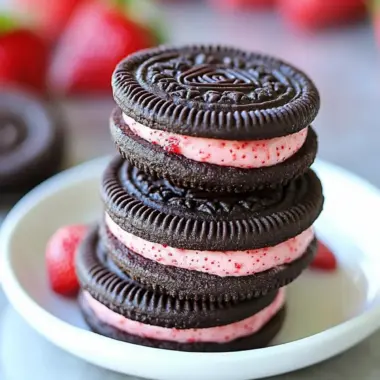 Indulge in Double Chocolate Strawberry Oreos for a Sweet Treat 10 Double Chocolate Strawberry Oreos