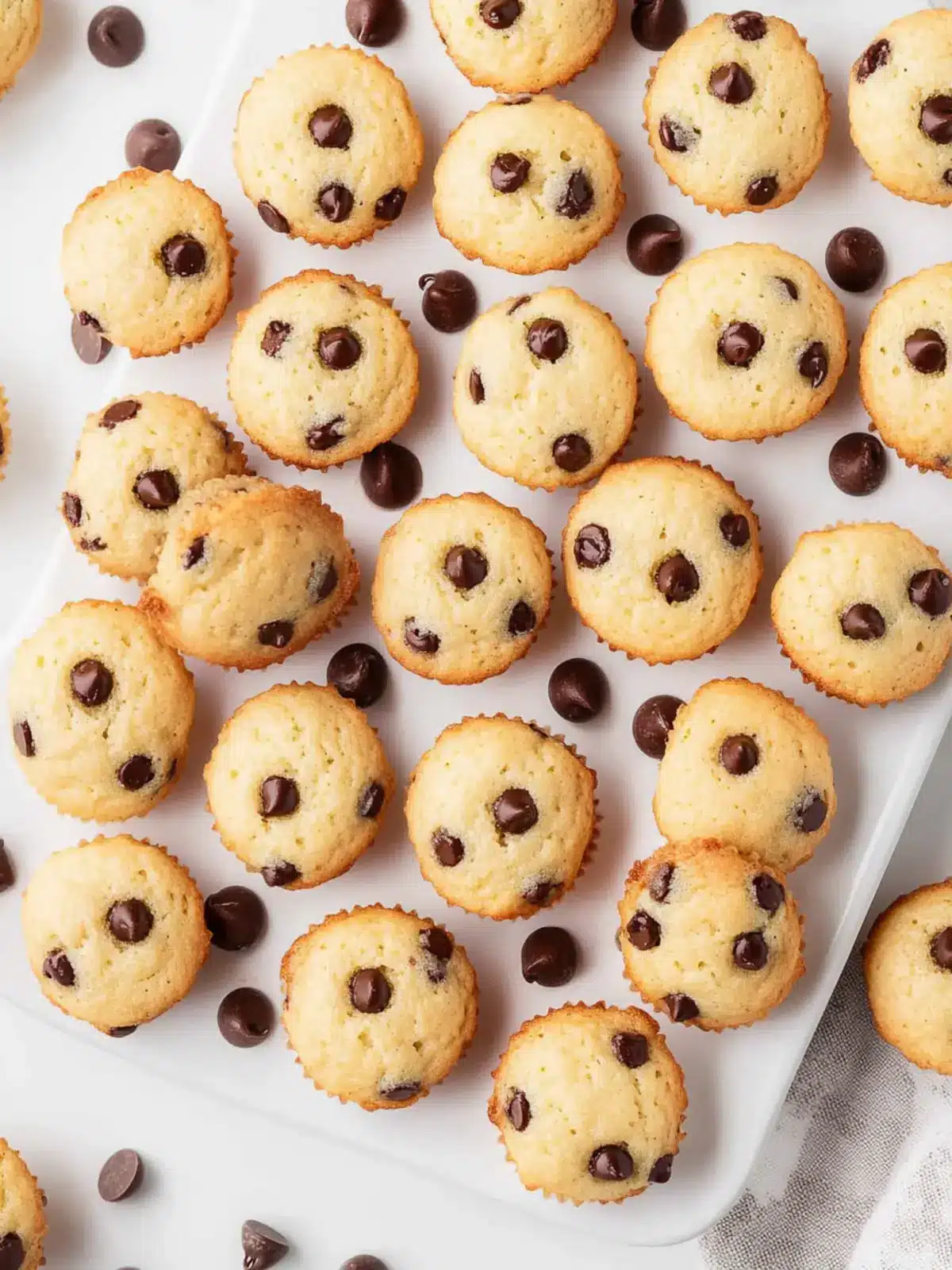 Deliciously Easy Mini Chocolate Chip Muffins for Sweet Moments 4 Mini Chocolate Chip Muffins
