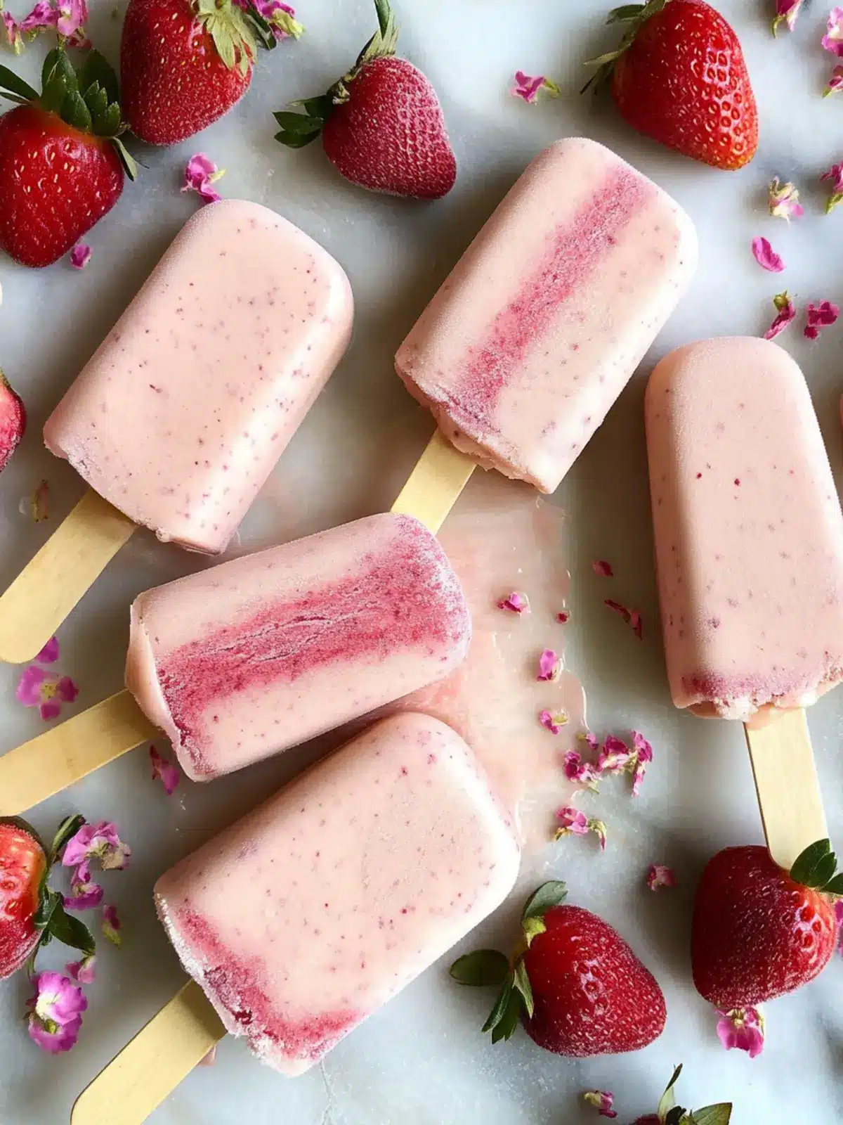 Delicious Strawberry Frozen Yogurt Bars You’ll Love Making 4 Strawberry Frozen Yogurt Bars
