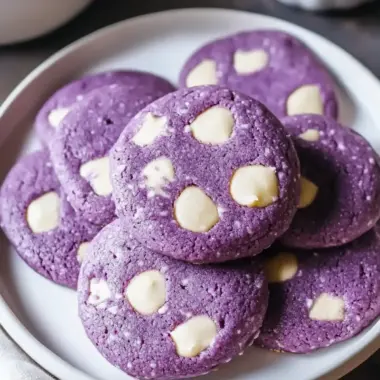 Decadent White Chocolate Ube Cookies for Sweet Moments 10 White Chocolate Ube Cookies