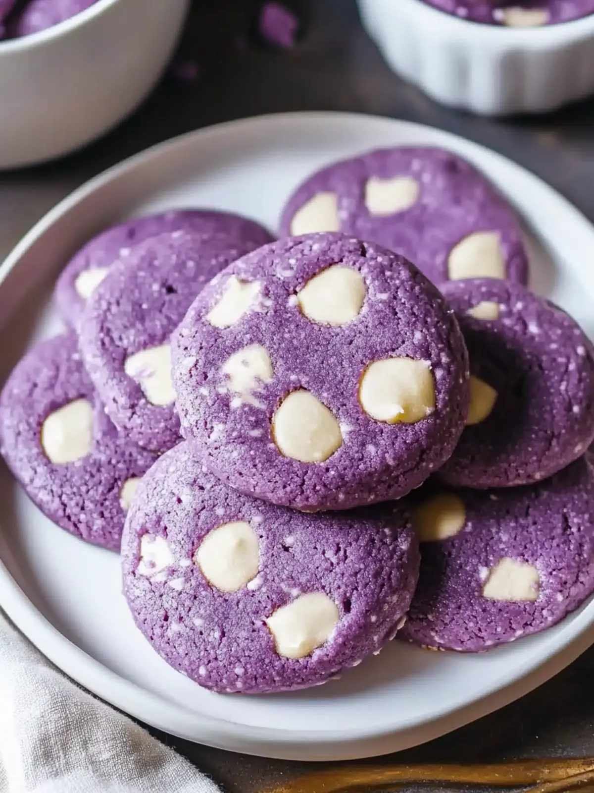 Decadent White Chocolate Ube Cookies for Sweet Moments 5 White Chocolate Ube Cookies