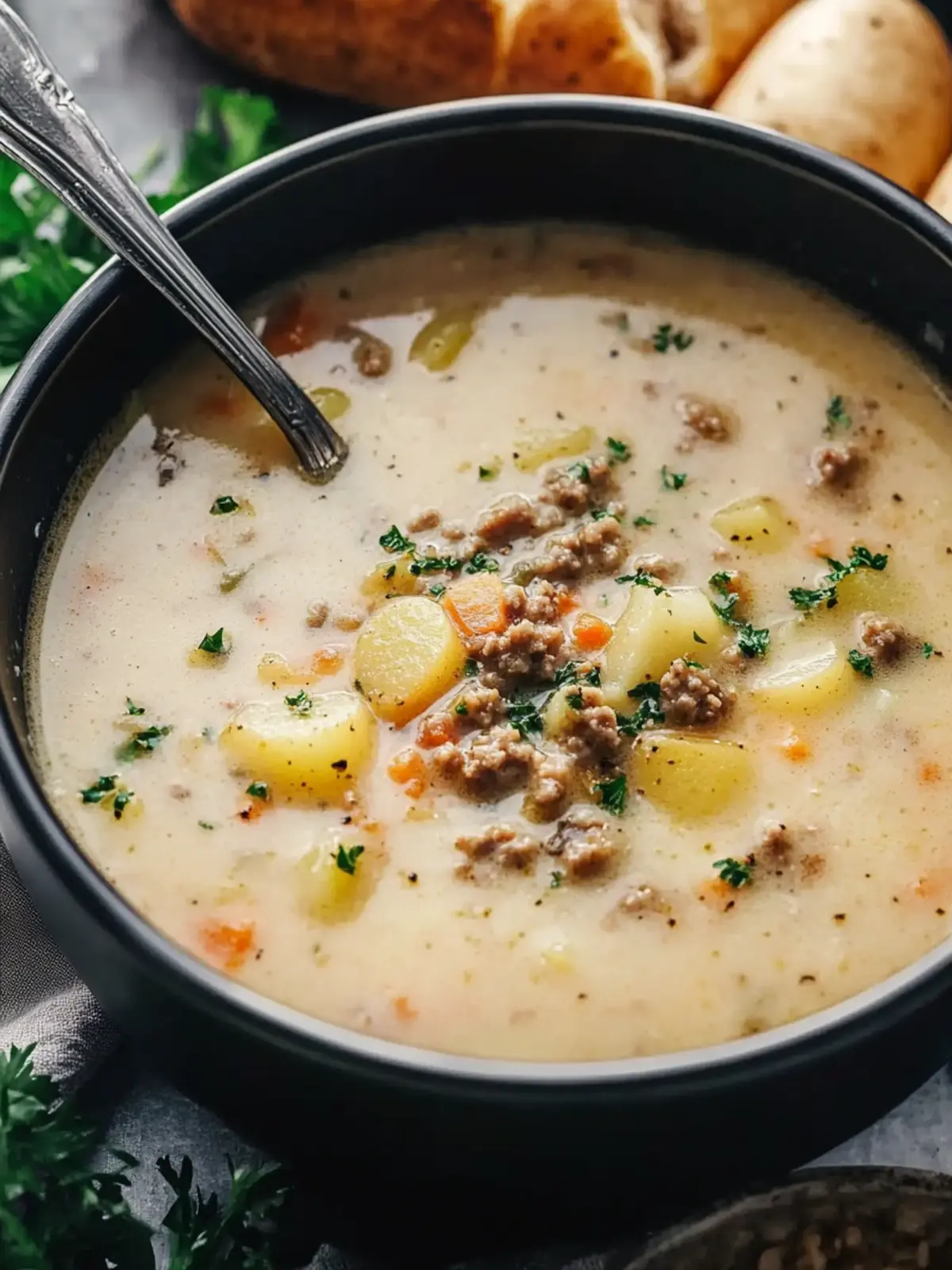 Sausage Potato Soup: Creamy Comfort in Every Spoonful 2 Sausage Potato Soup