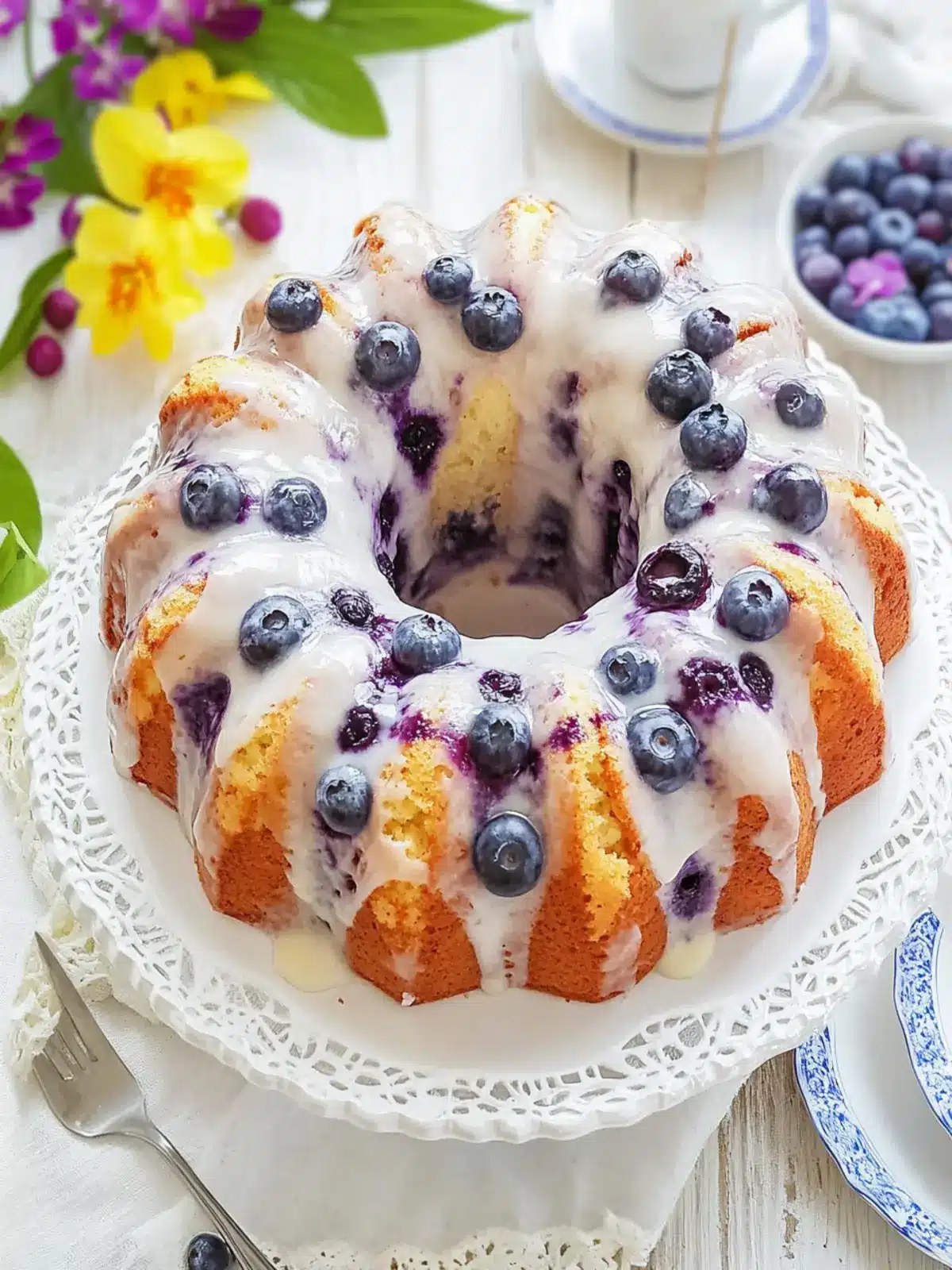 Decadent Blueberry Sour Cream Bundt Cake for Sweet Moments 2 Blueberry Sour Cream Bundt Cake