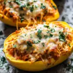 Delicious Chicken Enchilada Stuffed Spaghetti Squash Recipe 6 Chicken Enchilada Stuffed Spaghetti Squash