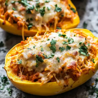Delicious Chicken Enchilada Stuffed Spaghetti Squash Recipe 9 Chicken Enchilada Stuffed Spaghetti Squash