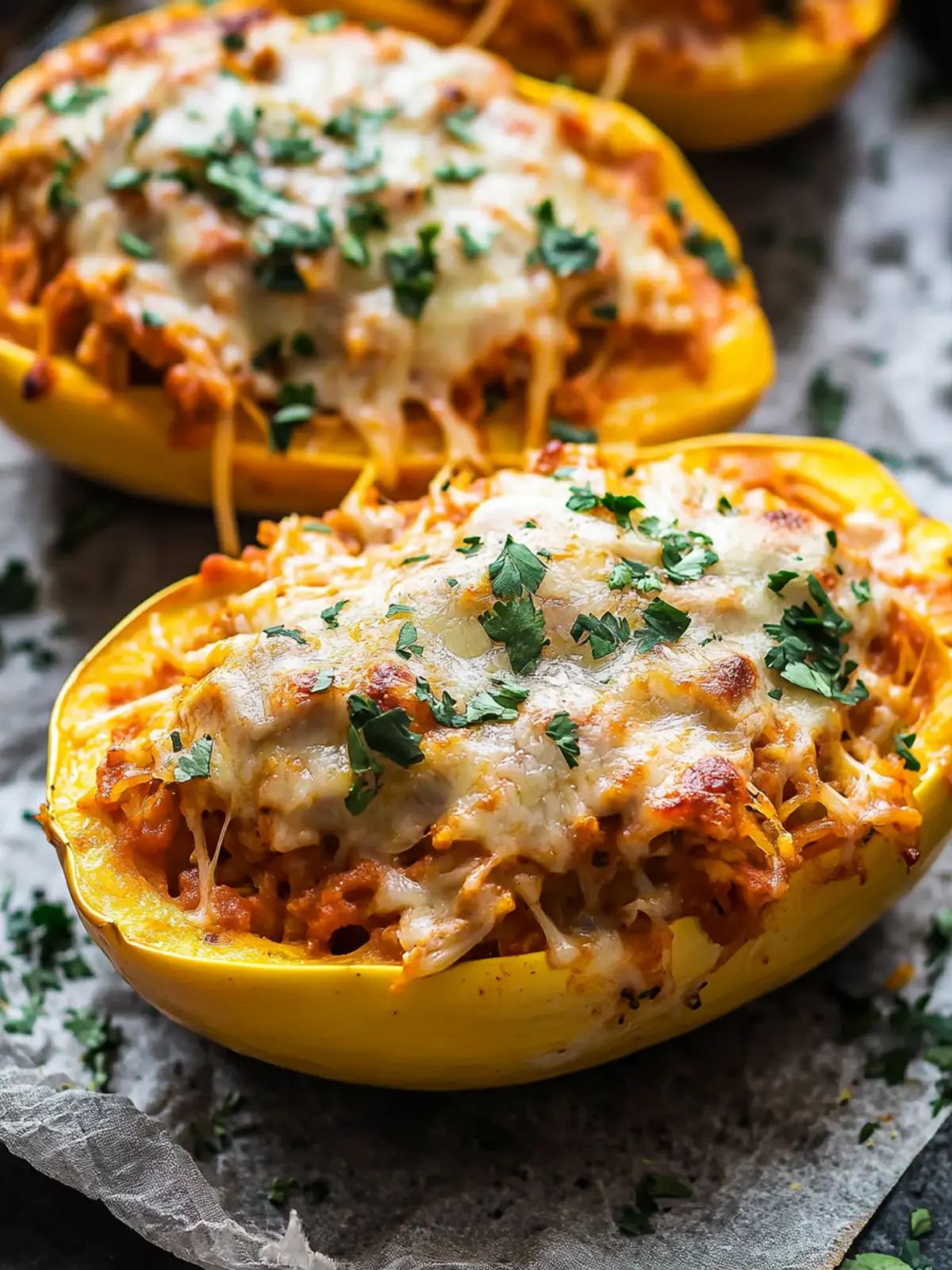 Delicious Chicken Enchilada Stuffed Spaghetti Squash Recipe 5 Chicken Enchilada Stuffed Spaghetti Squash