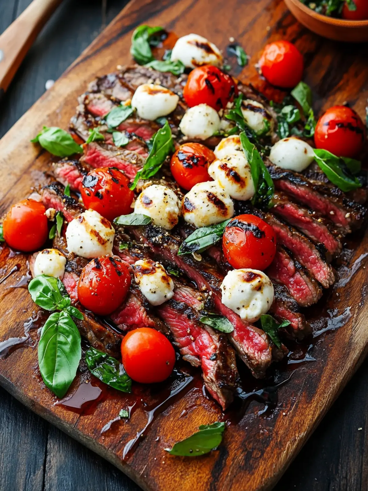 Balsamic Grilled Flank Steak Caprese: A Flavorful Twist 2 Balsamic Grilled Flank Steak Caprese