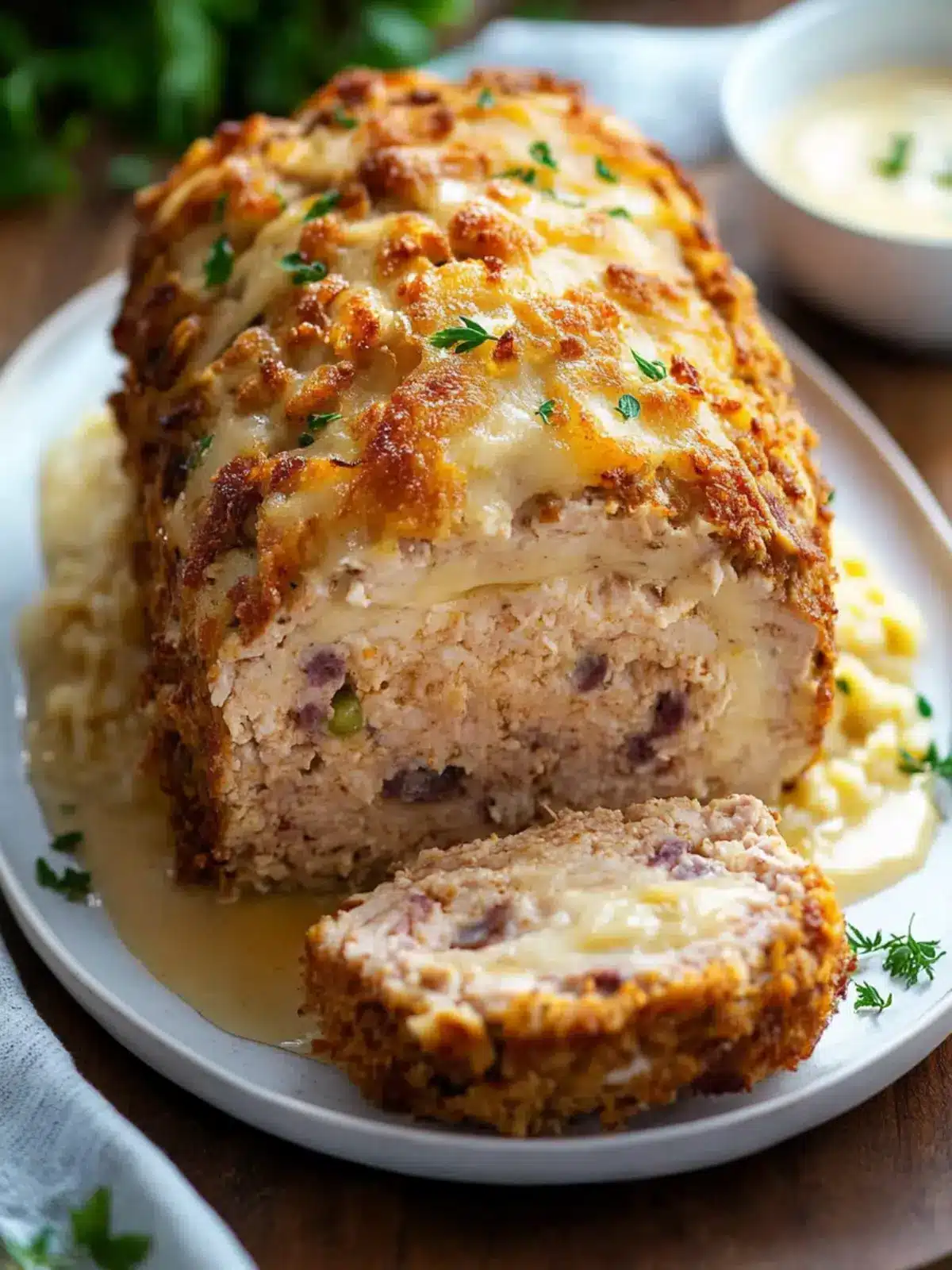 Chicken Cordon Bleu Meatloaf: A Low Carb Delight You'll Love 4 Chicken Cordon Bleu Meatloaf