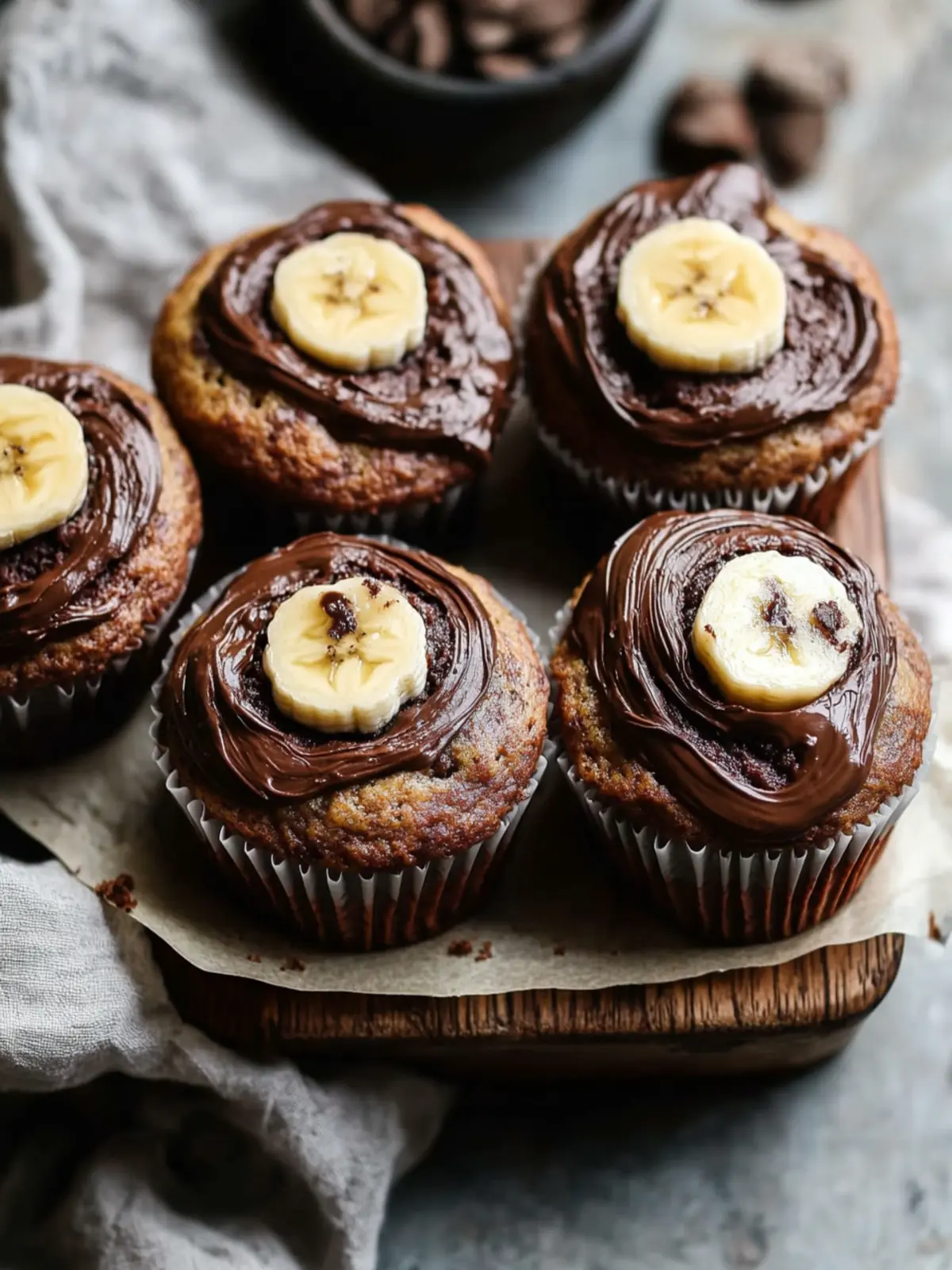 Irresistible Banana Nutella Muffins for Your Sweet Cravings 2 Banana Nutella Muffins