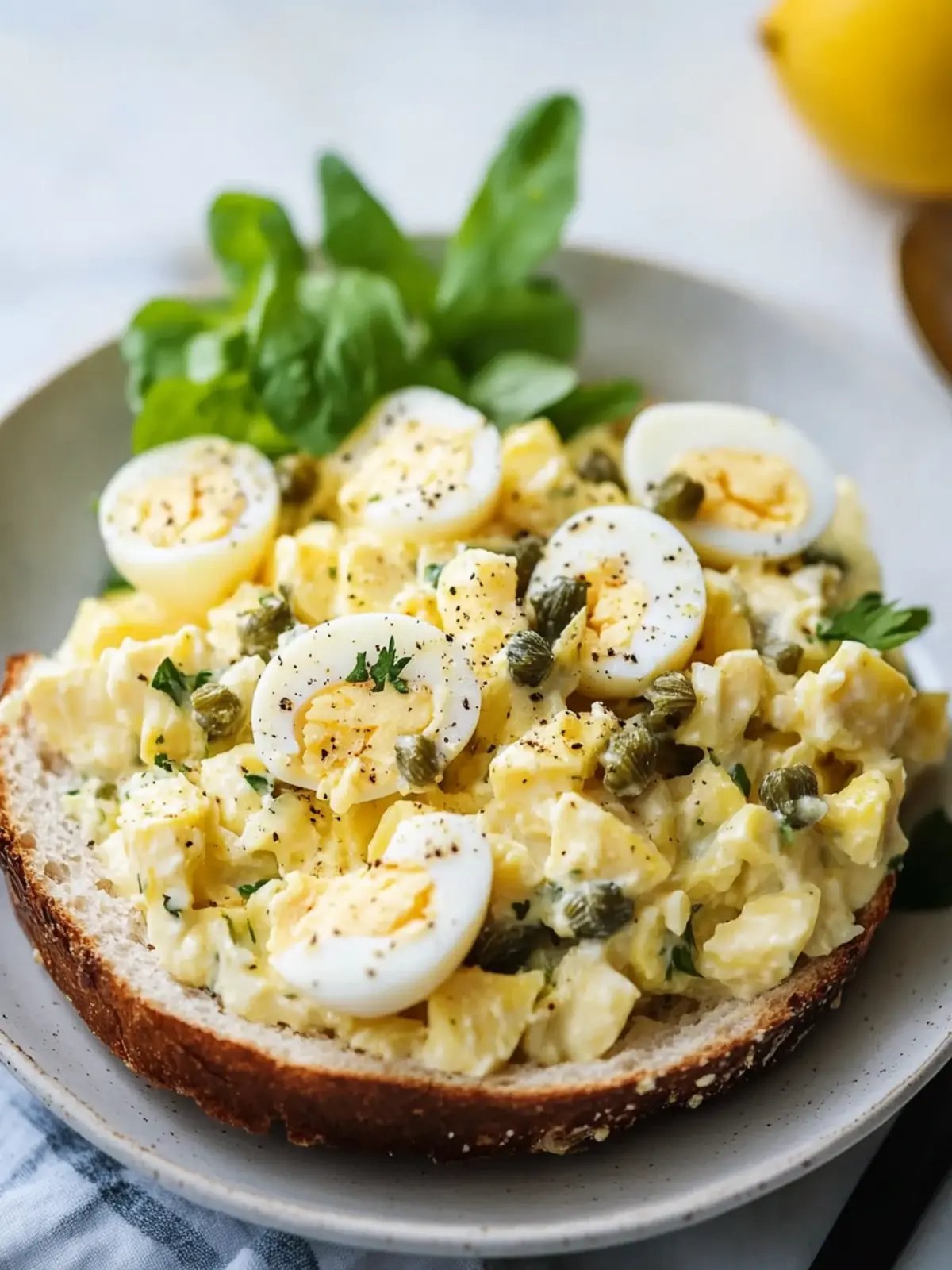 Zesty Lemon Caper Egg Salad for Fresh Flavor Lovers 4 Lemon Caper Egg Salad