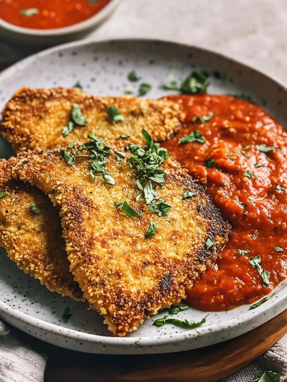 Delicious Eggplant Schnitzel with Tomato Sauce Made Easy 4 Eggplant Schnitzel with Tomato Sauce