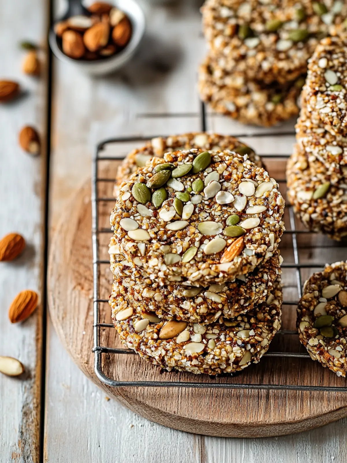 Delicious Crunchy Nut & Seed Rounds for Guilt-Free Snacking 3 Crunchy Nut & Seed Rounds