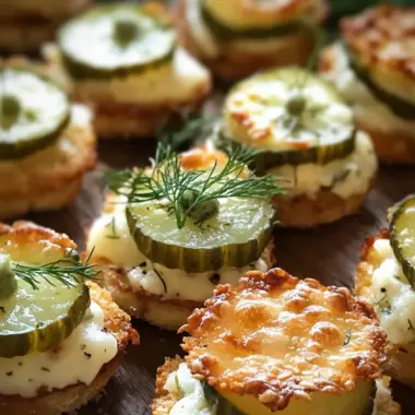 Delicious Dill Pickle Cheese Ritz Bites for Easy Snacking 9 Dill Pickle Cheese Ritz Bites