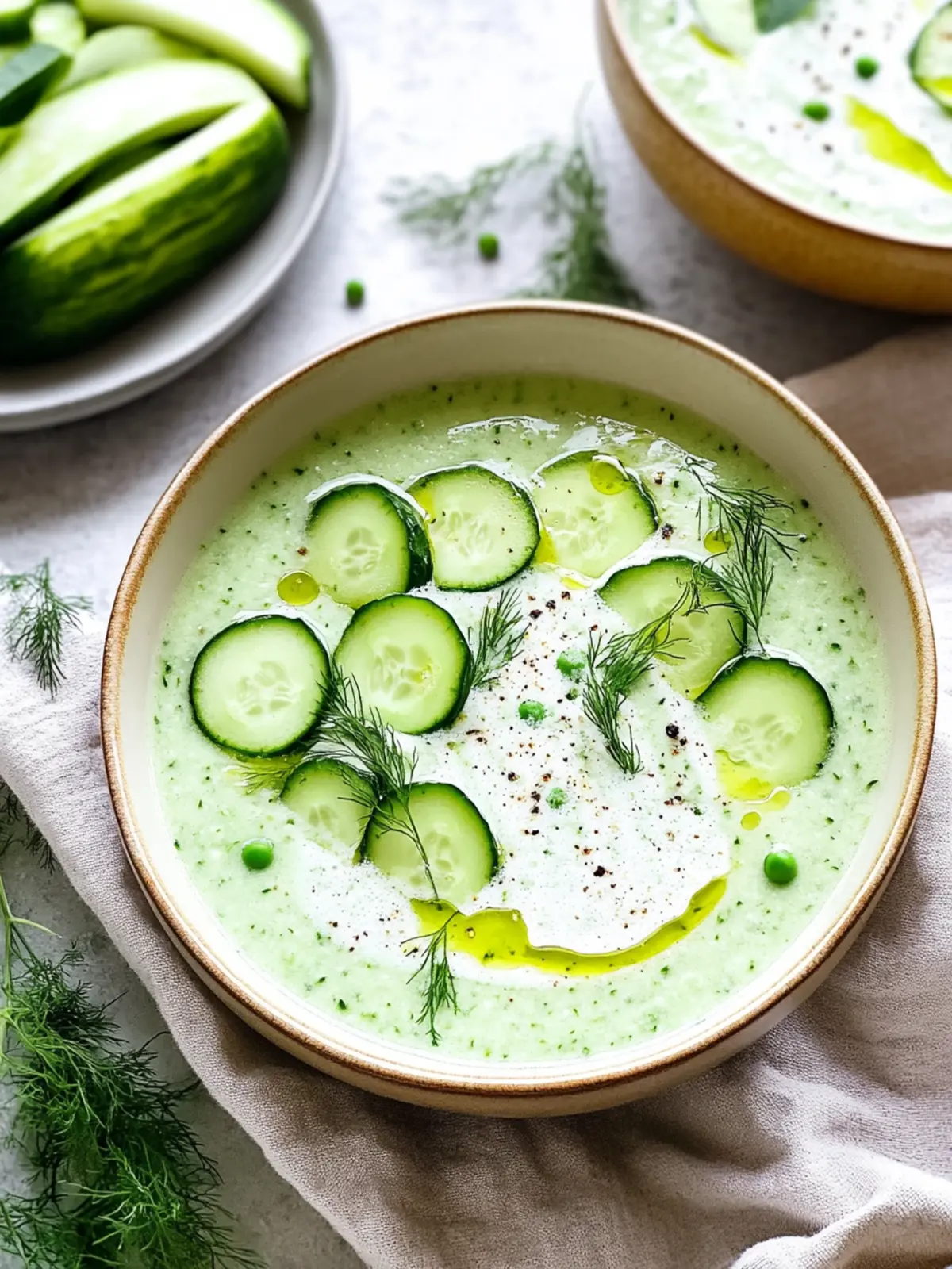 Cool and Creamy Cucumber Gazpacho for Hot Summer Days 3 Cucumber Gazpacho