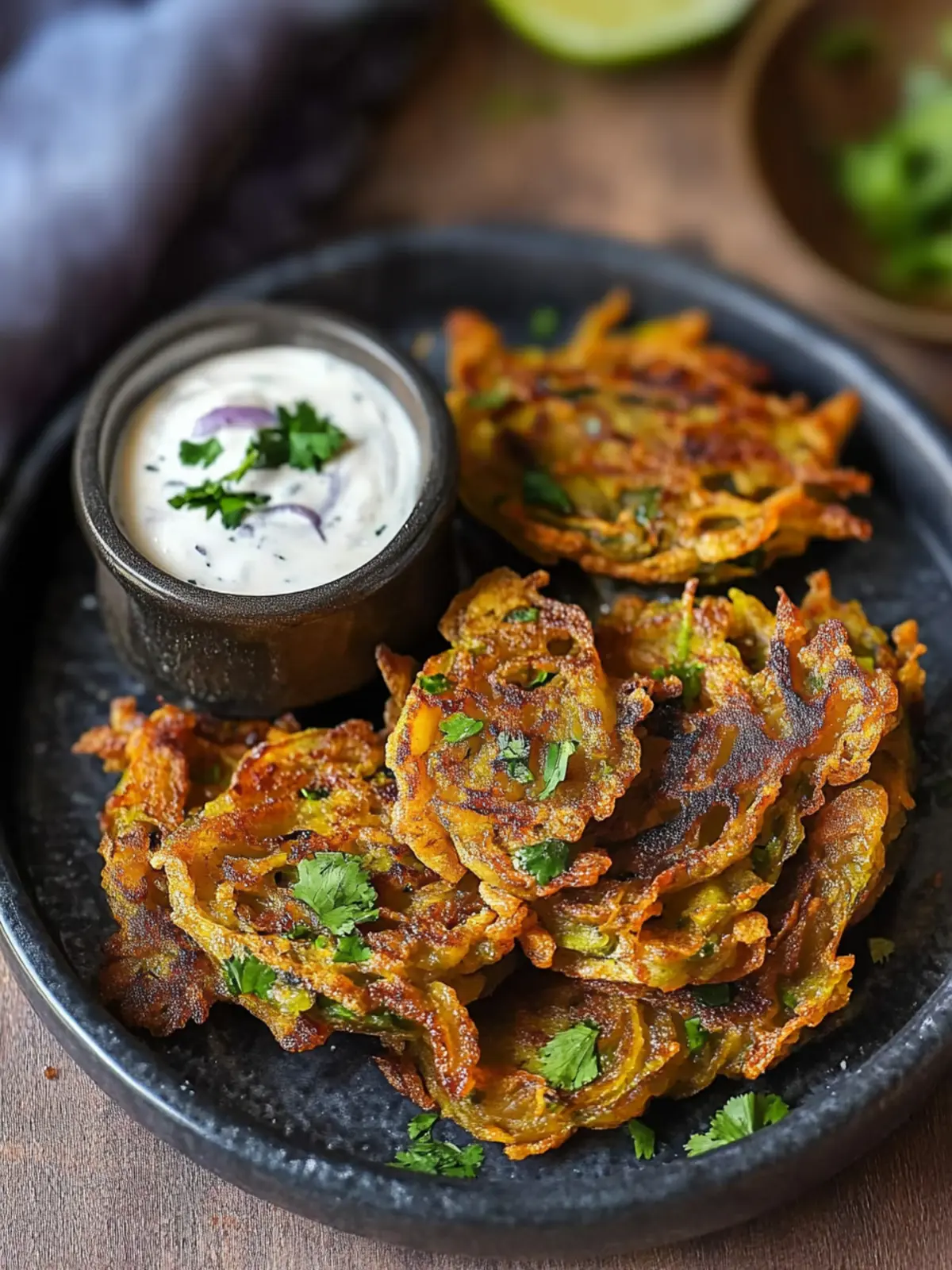 Delicious Indian Onion Bhaji: Crispy Bites of Joy! 5 Indian Onion Bhaji