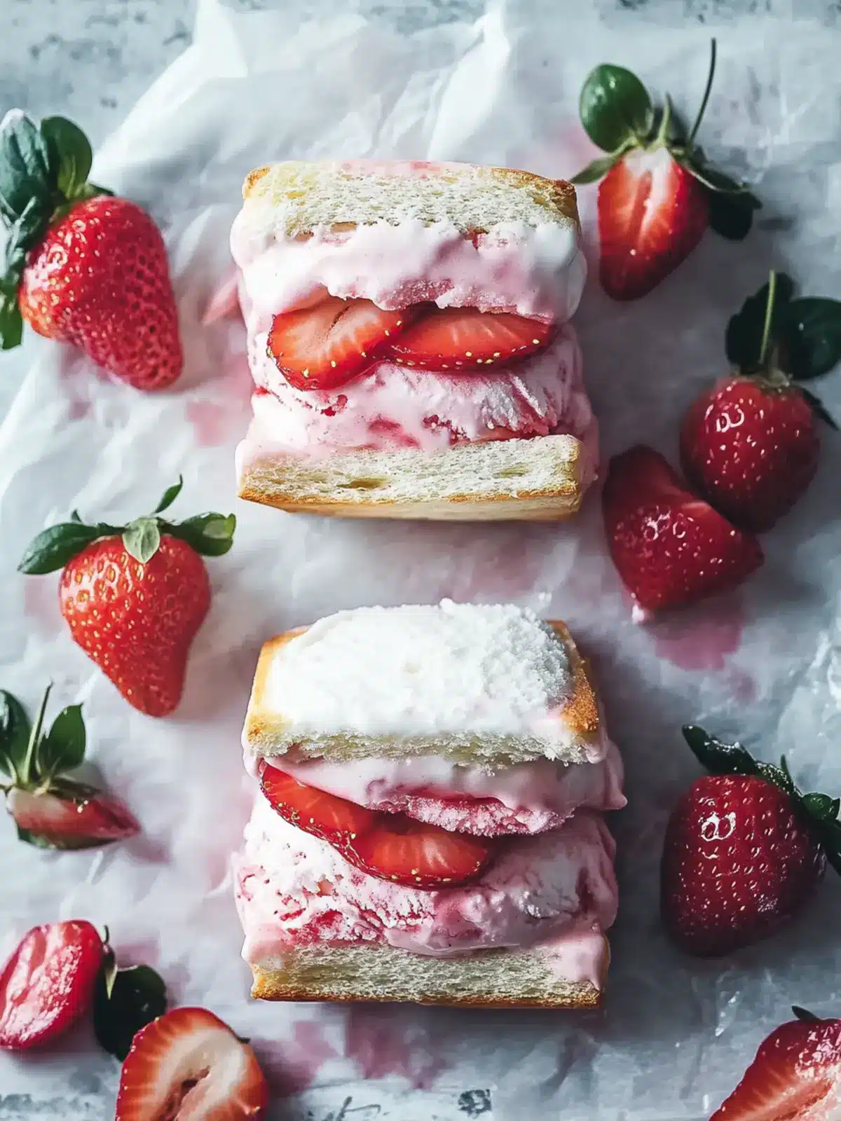 Delicious Homemade Strawberry Ice Cream Sandwiches to Savor 4 Strawberry Ice Cream Sandwiches